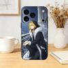 K-Казутора H-Ханемия Тигр Чехол для телефона для iPhone 17,16,15,14,13,12,11 Plus,Pro Max,SE4 Мягкий силиконовый Черный чехол