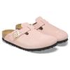 Boston Wmns Birkenstock Замша Кожа 'Светло-розовый' 1026171