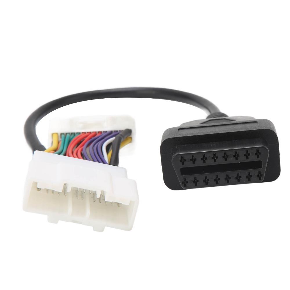 26 Pin to 16 Pin OBD2 Diagnostic Harness OBD2 Diagnostic Adapter Vehicle Fault Code Reading