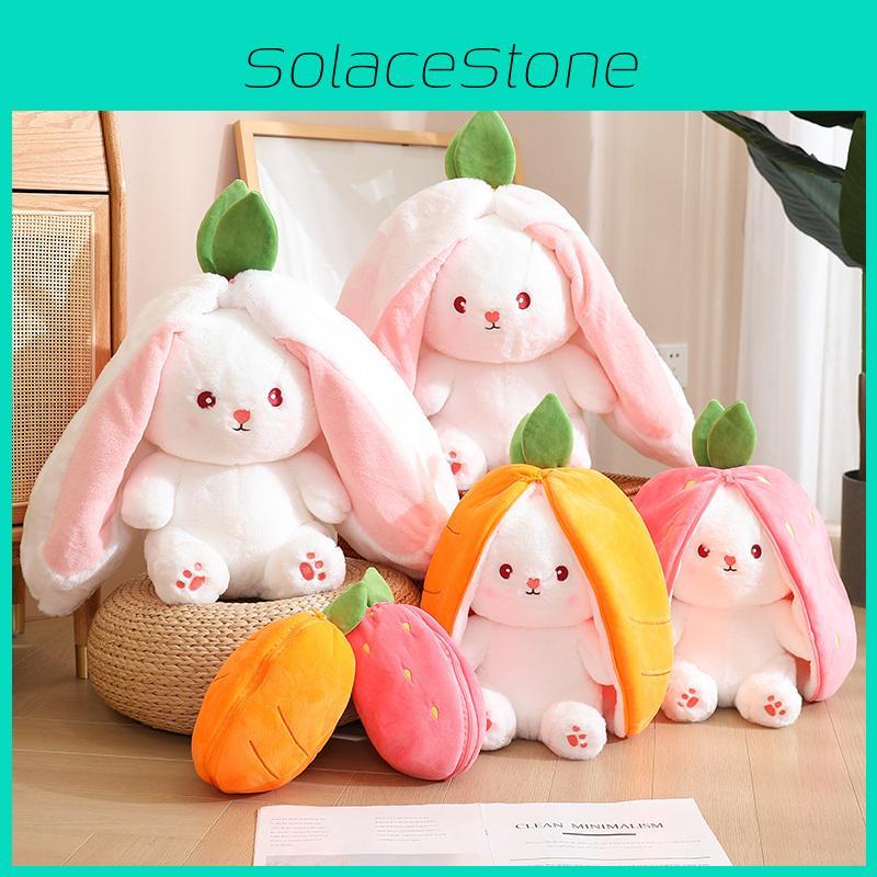 Очаровательная плюшевая игрушка-зайчик-фрукт-трансформер