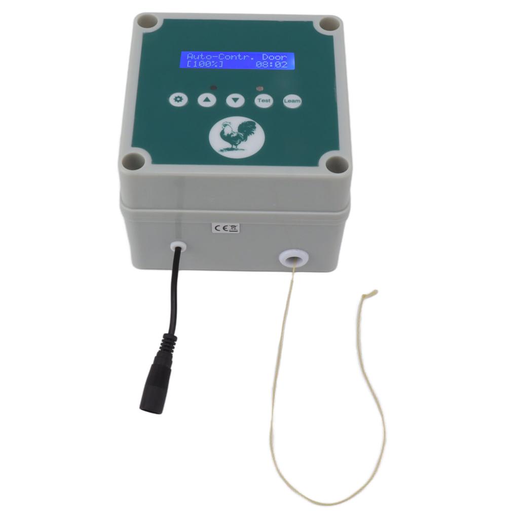 Автоматический контроллер двери курятника IP44 Устройство для открывания клеток с дистанционным управлением Привод двери птичника