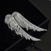 Angel Wings Feather Brooch Inlaid with Zirconium Men's and Women's All-match Jewelry Suit Coat Corsage