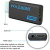 WII To HDMI Converter Full HD 1080P WII To HDMI Wii 2 HDTV Converter Wii To HDMI Adapter 3.5mm Audio for PC HDTV Monitor Display