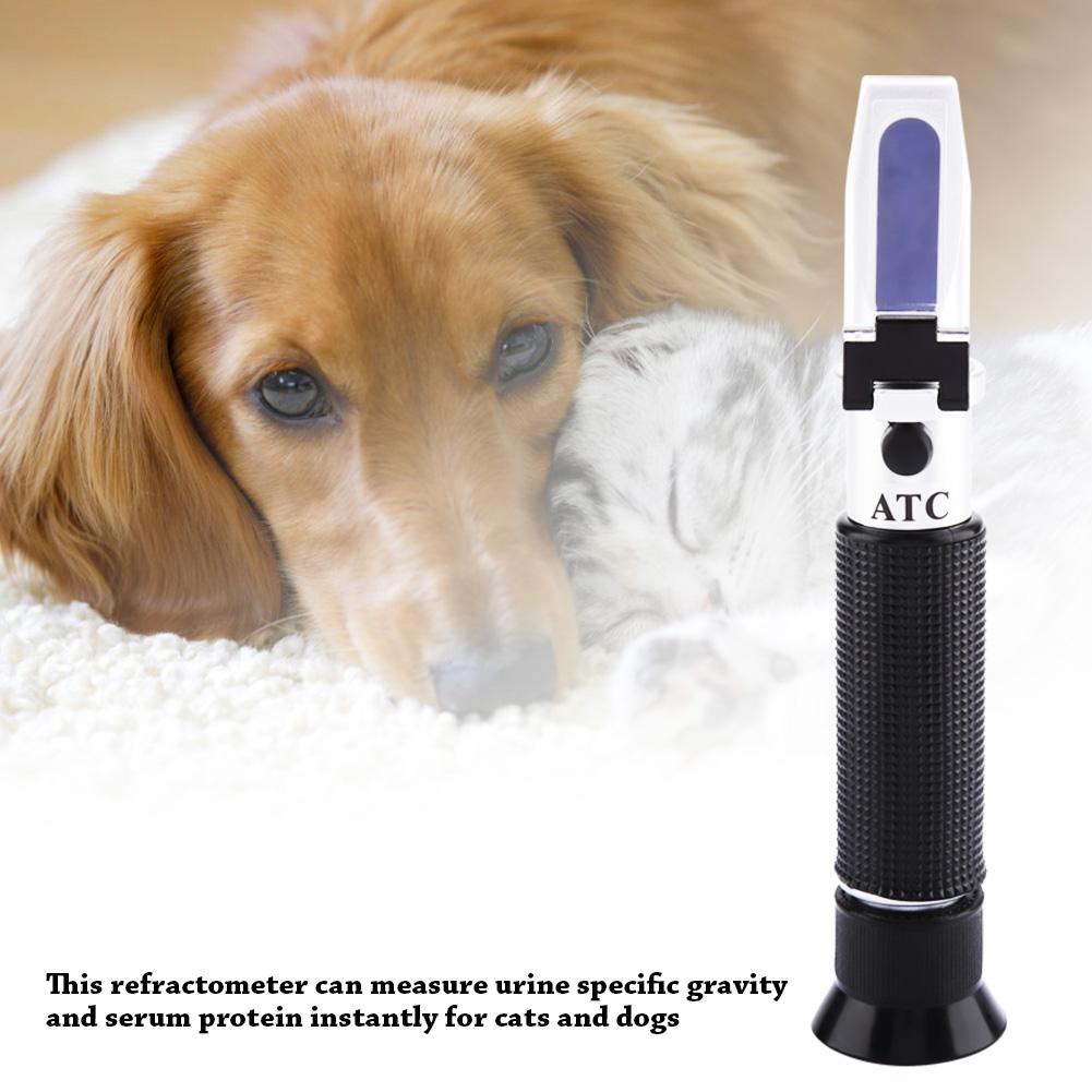 3 в 1 клинический рефрактометр для кошек и собак, тестер удельного веса мочи, сывороточного белка