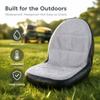 Water Proof Forklift Seat Cover 600D Oxford Cloth Mower Seat Cover  Outdoor