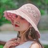 Женская широкополая соломенная шляпа, летняя пляжная шляпа от солнца, складная женская плетеная шляпа для путешествий на свежем воздухе, отпуска
