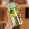 with Tea Strainer Sports Water Cup Transparent Carrying Rope Water Bottle Portable Water Cup