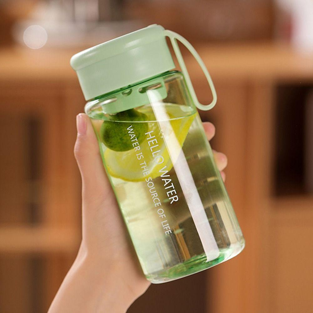 with Tea Strainer Sports Water Cup Transparent Carrying Rope Water Bottle Portable Water Cup