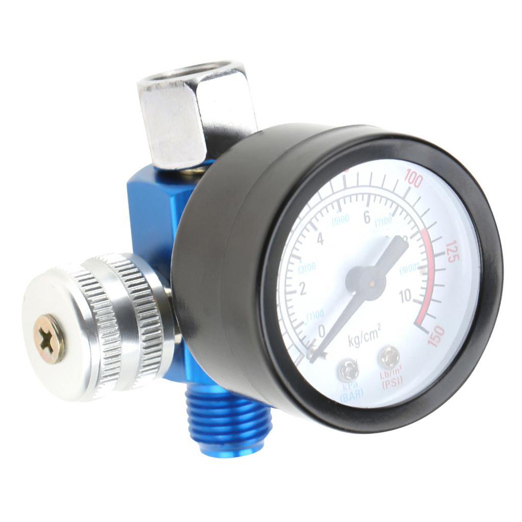 1/4" Spray Paint Gun Air Pressure Regulator Pressure Gauge Pneumatic Tool Accessory Spray Gun Regulator Spray Gun Accessory