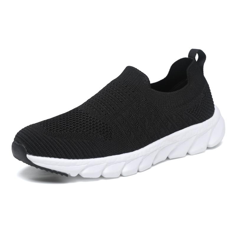 Кроссовки новые 2025 весенние повседневные кроссовки кроссовки летающие плетеные сетчатые дышащие женские кроссовки одна педаль