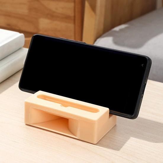 Phone Stand Amplifier Hands-Free Desktop Holder Universal Lazy Bracket for Music Streaming Video Calls TV Shows