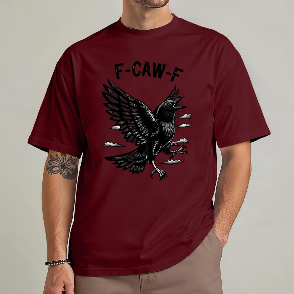 Men's Fashion Casual  Printed Short Sleeve Round Neck Pullover Tops