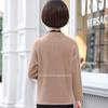 Fashionable and Comfortable Short Coat with Mink Cashmere for Middle-aged Elderly Mothers