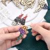 10Pcs/Bag 4 Styles DIY Angel Wings Wooden Chips Decorative Embellishments Crafts Scrapbook Hand-Made Graffiti Button Accessories