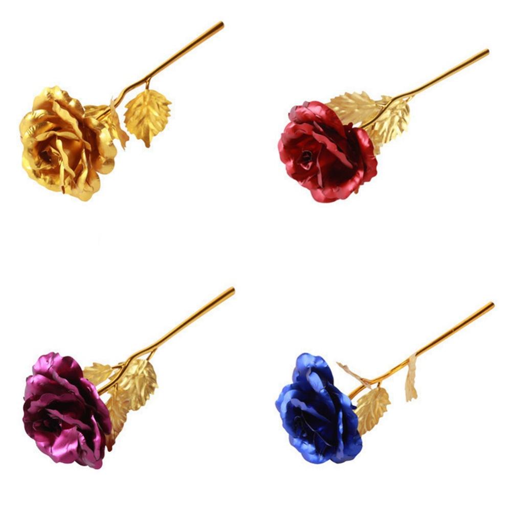 Искусственная роза Искусственный цветок Роза из фольги на День святого Валентина