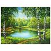DIY 3D Алмазная картина Пейзажная вышивка Крестиком Главная Декор
