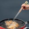 Hanging Stainless Steel Extended Chopsticks Fried Household Hot Pot Tableware Kitchen Anti-scald Fried Youtiao Long Chopsticks