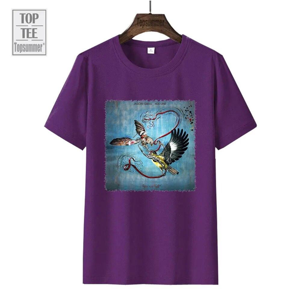 Футболка с альбомом «Here We Rest», футболка «Джейсон Исбелл и 400 Unit Tour», модная хлопковая футболка для подростков в стиле Харадзюку, черная одежда