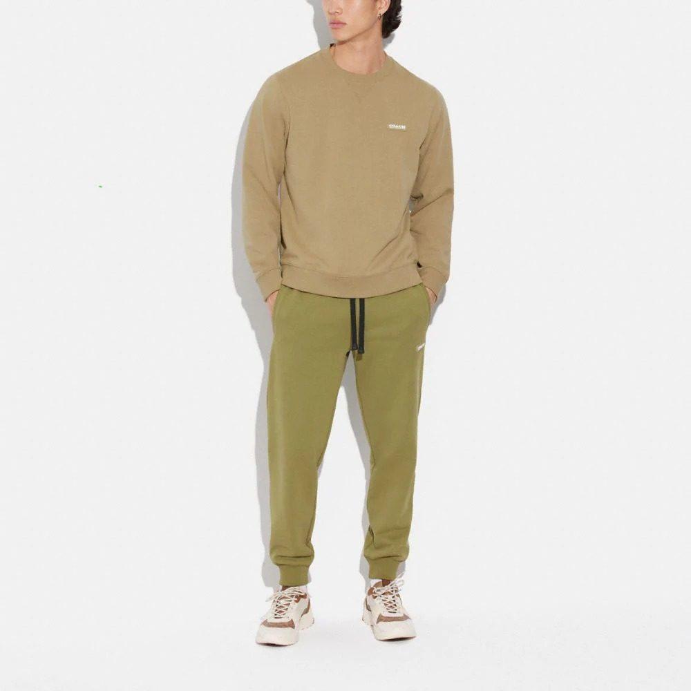 COACH SS23 Sweatshirt Men's Khaki CB494-OLV