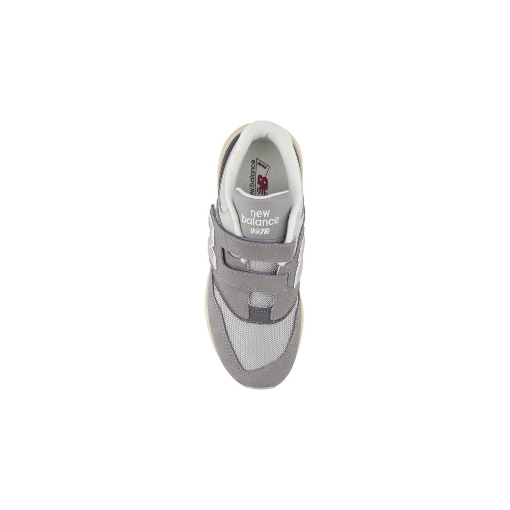 New Balance 997R Hook & Loop Little Kid Phantom Grey Kids Sneakers Metallic-Silver PZ997RHA