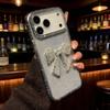 Чехол с блестками и 3D бантом для Apple iPhone 17 Pro Max/15/14/13/6