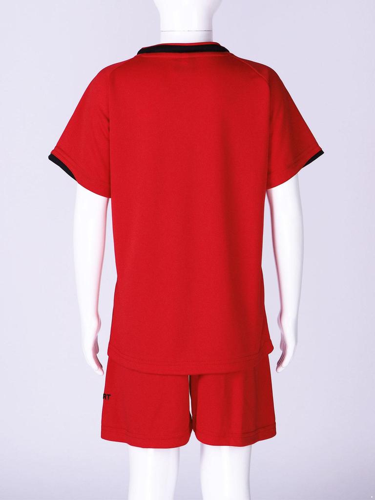 Летний дышащий сетчатый спортивный костюм для мальчиков из 2 предметов, спортивный топ с короткими рукавами и шортами на шнурке, комплект из 2 шт.