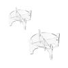 Detachable Countertop Support Holder Transparent Foods Organizer Stand  Tavern