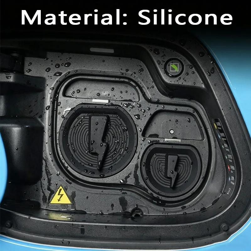Magnetic Fast And Slow Charging Port Protective Cover Car Modification Accessories Fit For ZEEKR 8X 2026 Dustproof And Rainproof H5