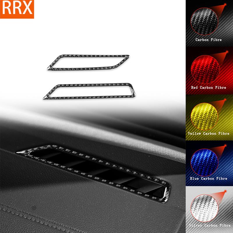 For Volkswagen Jetta - Real Carbon Fiber Sticker trument defogging vent panel Cover Car ide decorative Accessories