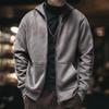 Мужская модная трансграничная толстовка-куртка из воздушного хлопка - Американский повседневный весенне-осенний плащ