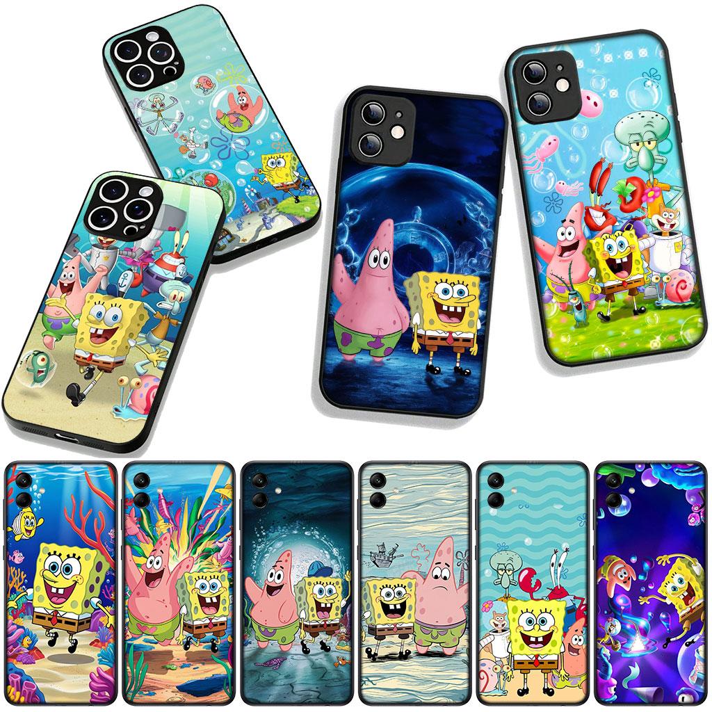 S-SpongeBobs S-SquarePants Case for Motorola Moto G54 G05 G24 G45 G55 G75 G85 G15 G57 G86 Power Edge 50 30 Ultra Fusion neo Pro