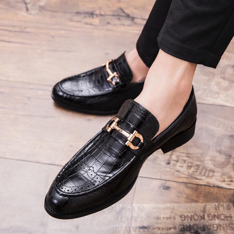 Wedding Dress Suit Formal Shoes Men Loafers Slip On Men Formal Shoes Casual Business Shoe Men Leather Oxfords Zapatos Hombre