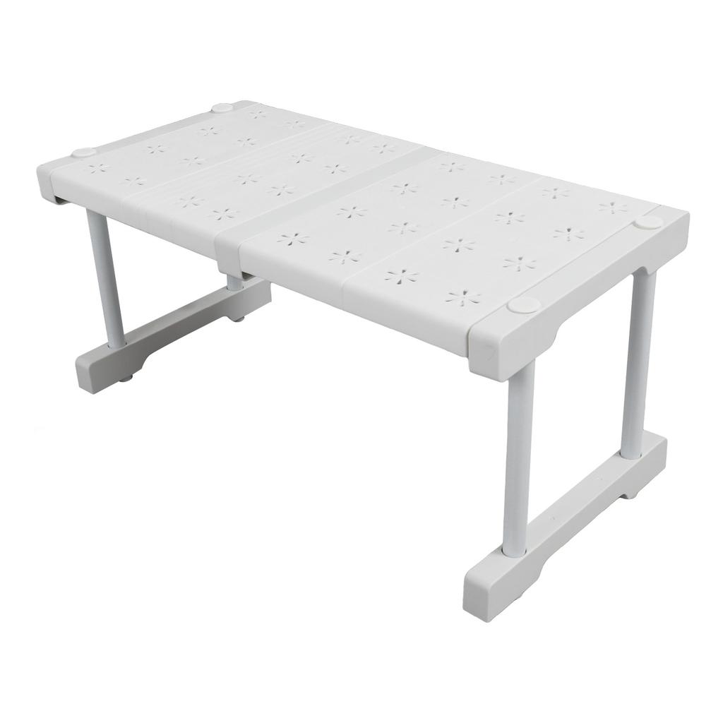 Расширяемый органайзер для полок шкафа, регулируемая экономящая место натяжная полка для гардероба или под раковину, ширина 24 см, высота 22 см