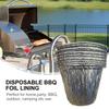 Grill Accessories Set 8pcs Aluminum Grease Bucket Liners For Pellet Smoker BBQ Grill