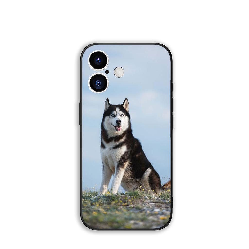 Cover Lovely Husky Dog Funny for Motorola Moto G04 G13 G14 G22 G23 G20 G32 G34 G35 G64 G82 G84 G53 G60 G72 E14 E15 E13 Case