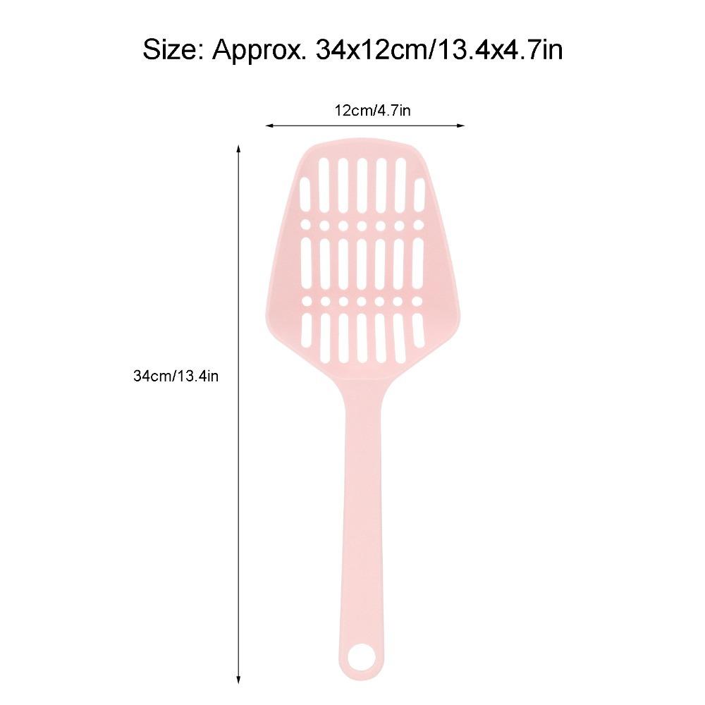 Deep Shovel PP Triangle Large Cat Litter Scoop with Back Hook Cleaning Shovel Tool  Cat Litter Box
