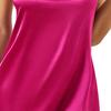 Lady Underwear Spaghetti Strap Wear-resistant Smooth Solid Color Women Pajamas for Home