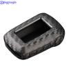 Jingyuqin 3b Carbon Fiber Patten Silicone Car Key Shell For Starline A92/A94/V62/A62/A64 LCD Car Key Holder Case Cover