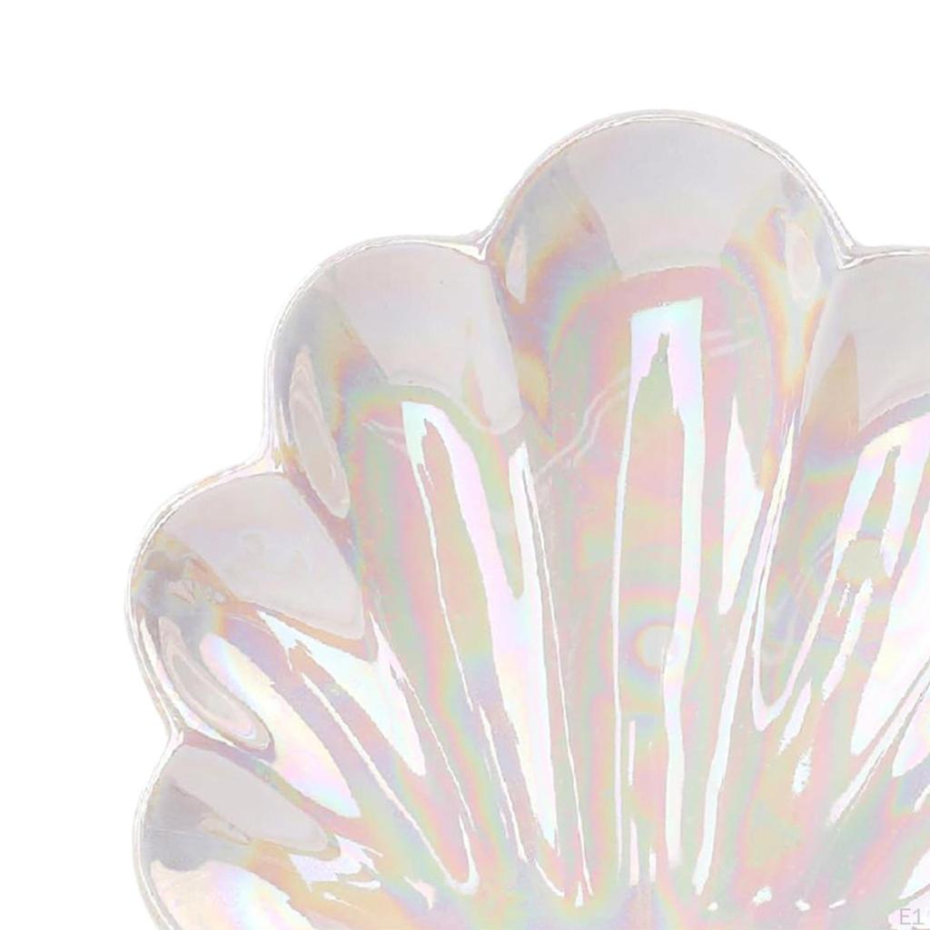 Блюдо из ракушки для ювелирных изделий, керамический декоративный органайзер, поднос, брелок