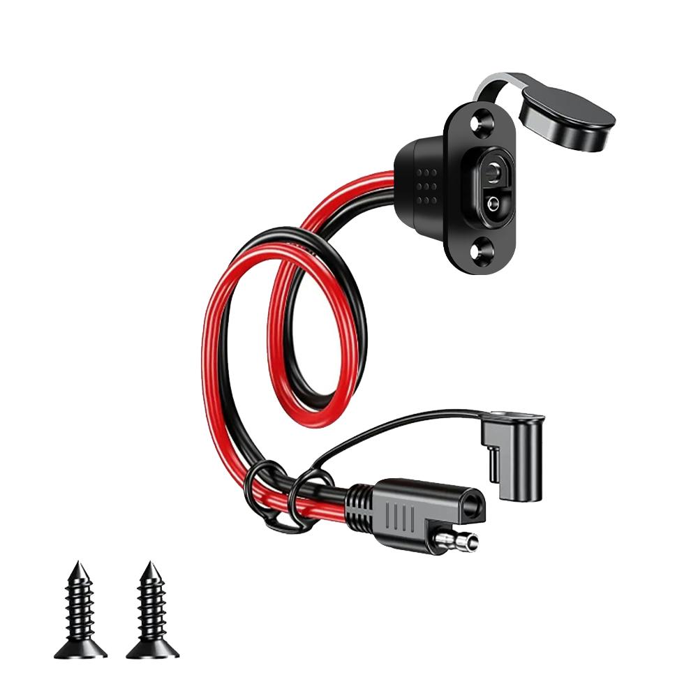 12-36 В SAE Quick Connector Harness 12AWG 30 см водонепроницаемый удлинитель SAE боковой порт мужской разъем в гнездо для зарядного устройства
