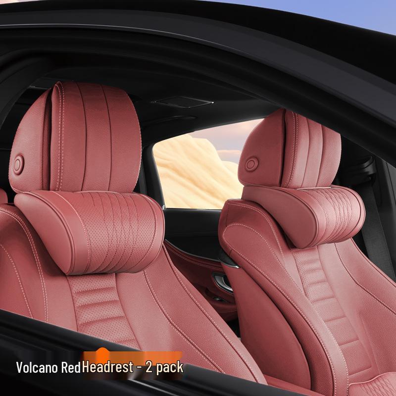 Jordani Premium Memory Foam Car Headrest & Lumbar Support Pillow