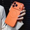 Полная защита объектива камеры Матовый мягкий чехол Для iPhone 17 16 15 14 Plus 13 12 11 Pro Max Для Magsafe Магнитный ударопрочный чехол