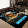 1PC Custom Name Sloth Adventure Theme Floor Mat Ideal for Living Room, Game Rooms, Office, Bedroom Floor Mat Playful Design