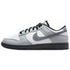 Кроссовки женские Dunk Low LX Glitter Swoosh серо-бело-светло-дымчато-серые HQ3462-191