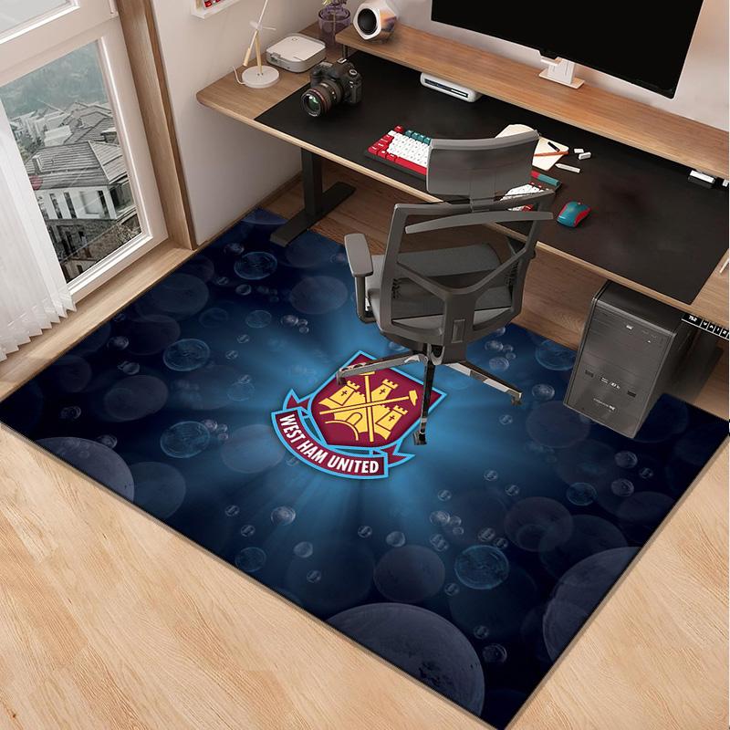 West Ham United Carpet, Chair Rug,Rug for Office Bedroom living rooms, Doormat decor Fan Gift Christmas Gift