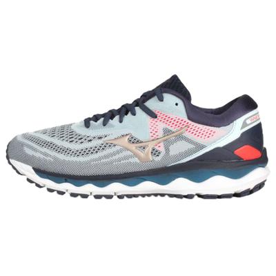 Беговые кроссовки Wave Sky 4 Серый/Синий Mizuno J1GC200242