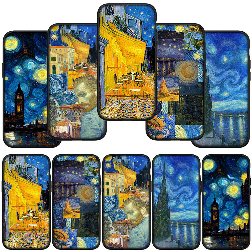 Phone Case for Samsung Galaxy S25 S24 S23 iPhone 16 15 Xiaomi Redmi Note 14 13 12 16E X 11 Pro Max OPPO Moto 14C 13C Huawei Van Gogh Sunflower Cover
