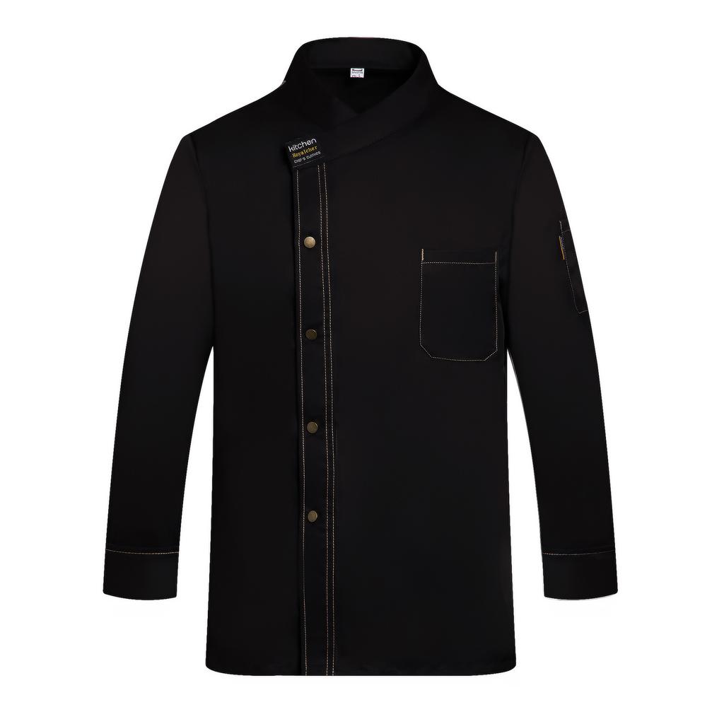 Men and Women Fashion Canteen Restaurant Hotel Chef Work Clothes Long Sleeve Double Breasted Chef Jacket