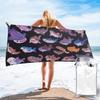 Shark day Beach Towel Soft Microfiber Quick Dry Absorbent Quick Towels For Mountain Climbing