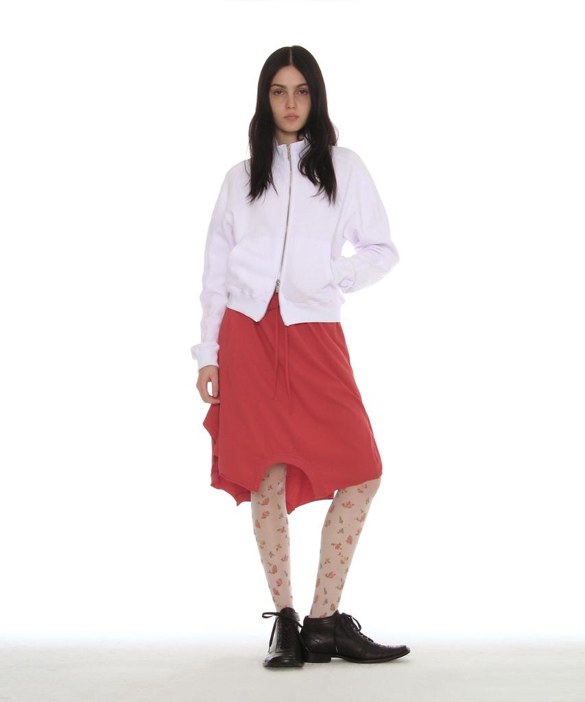 Partimento Woman Reverse T-Shirt Midi Skirt_Chili